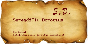 Seregély Dorottya névjegykártya